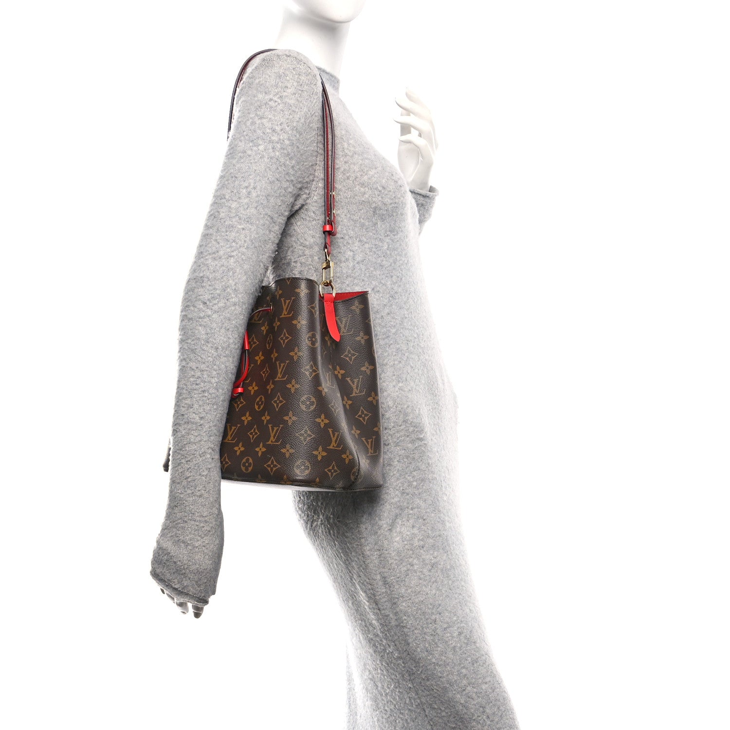 Louis Vuitton Monogram Neonoe MM Coquelicot 2 of 9
