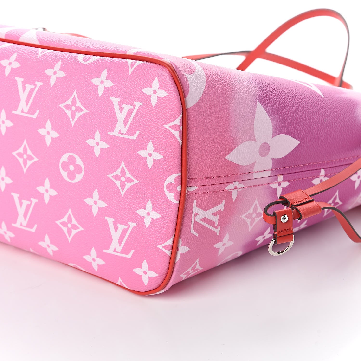 Louis Vuitton Monogram Escale Neverfull MM Rouge 10 of 11