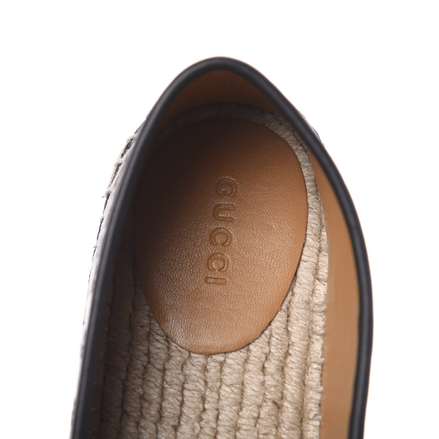Gucci Microguccissima Signature Espadrilles 38.5 Black 6 of 9