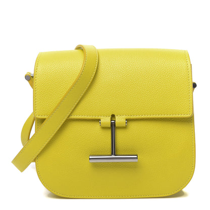 Tom Ford Calfskin Mini T Clasp Tara Crossbody Bag Yellow 1 of 10