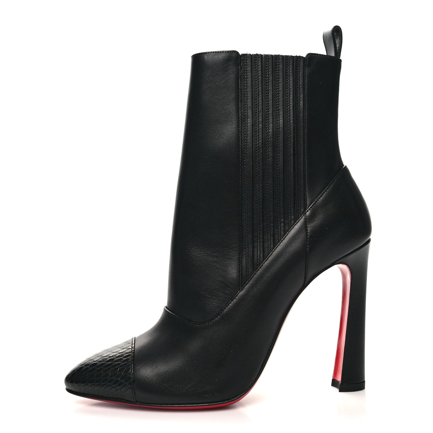 Calfskin Shine Me In The 90s 85 Ankle Boots 37 Black