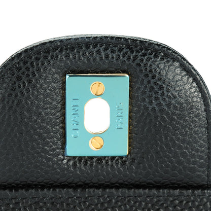 Chanel Caviar Quilted Jumbo Double Flap Black 7 of 8