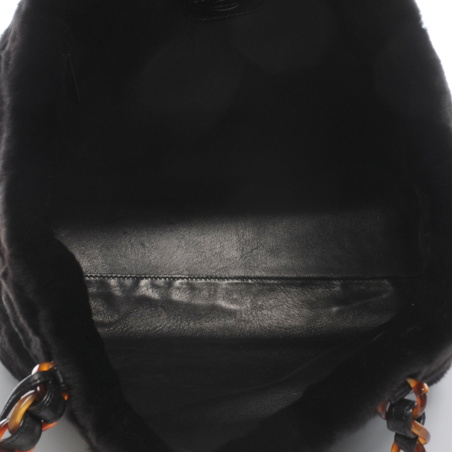 Orylag Rabbit Fur Tote Black