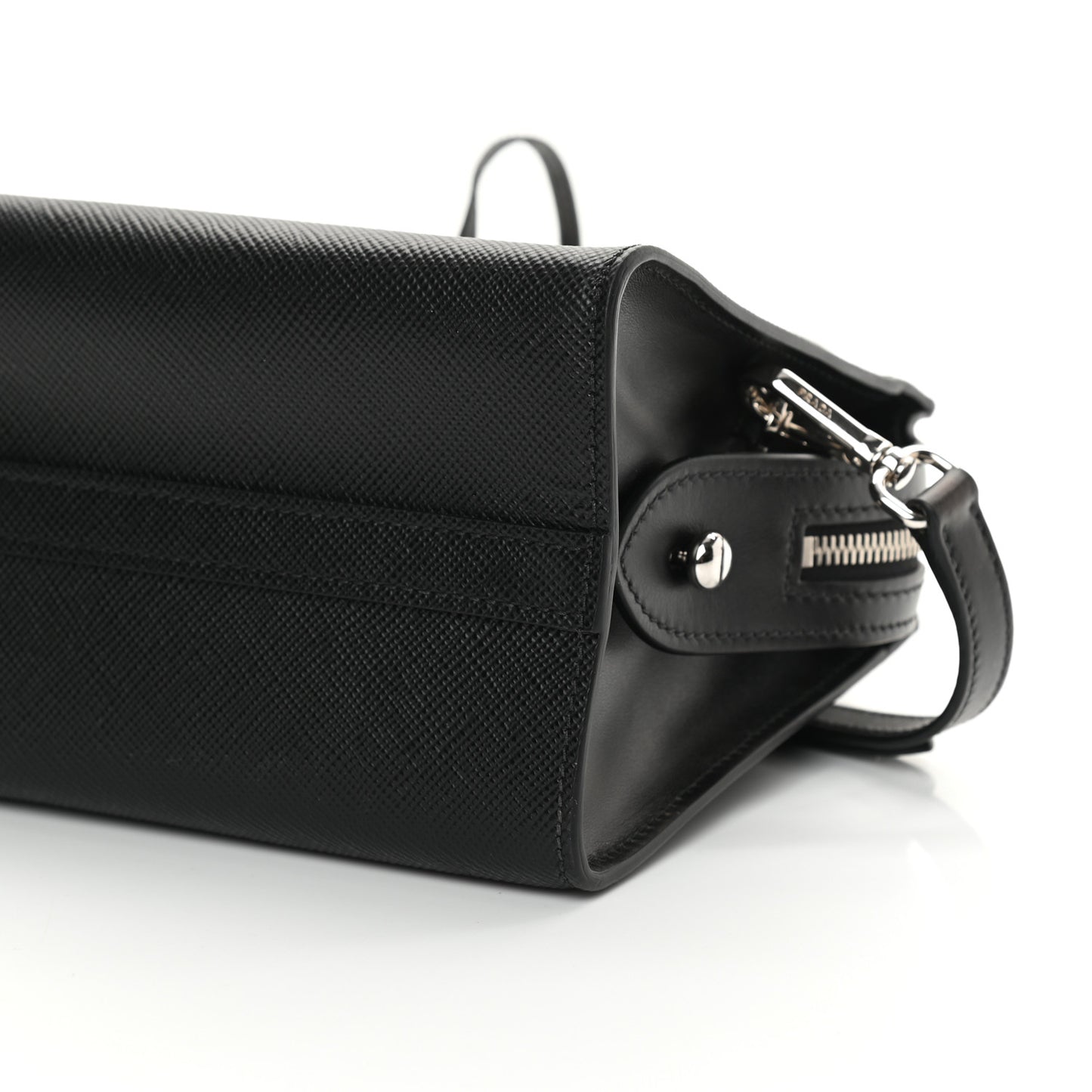 Saffiano Cuir Calfskin Small Kristen Black