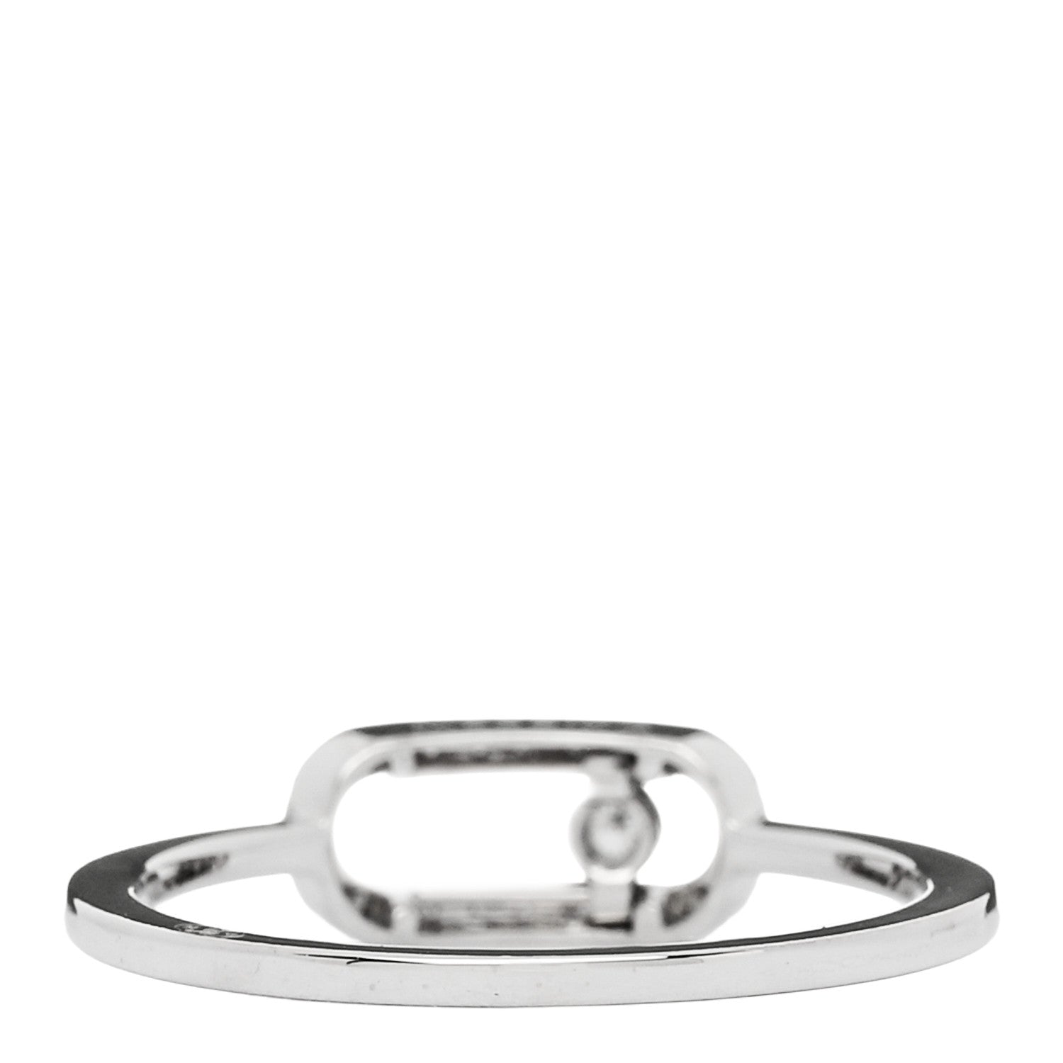Messika 18K White Gold Diamond Move Uno Ring 50 5.25 3 of 7
