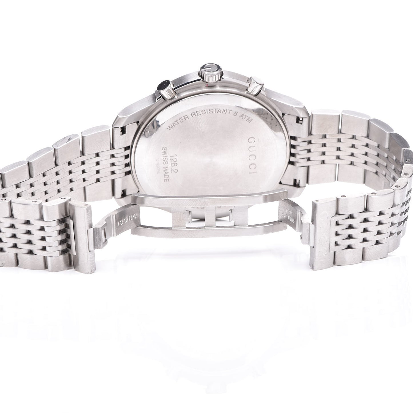 Stainless Steel 46mm G-Timeless Chronograph Quartz Watch Black