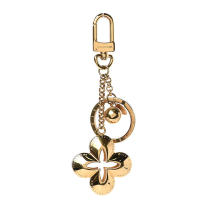 Louis Vuitton Metal Eclipse Bag Charm Key Holder Gold 1 of 5