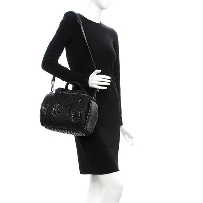 Alexander Wang Pebbled Lambskin Rockie Black Nickel Hardware 2 of 7