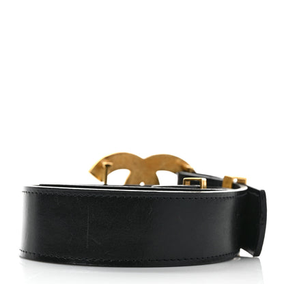 Chanel Calfskin CC Belt 85 34 Black 2 of 5