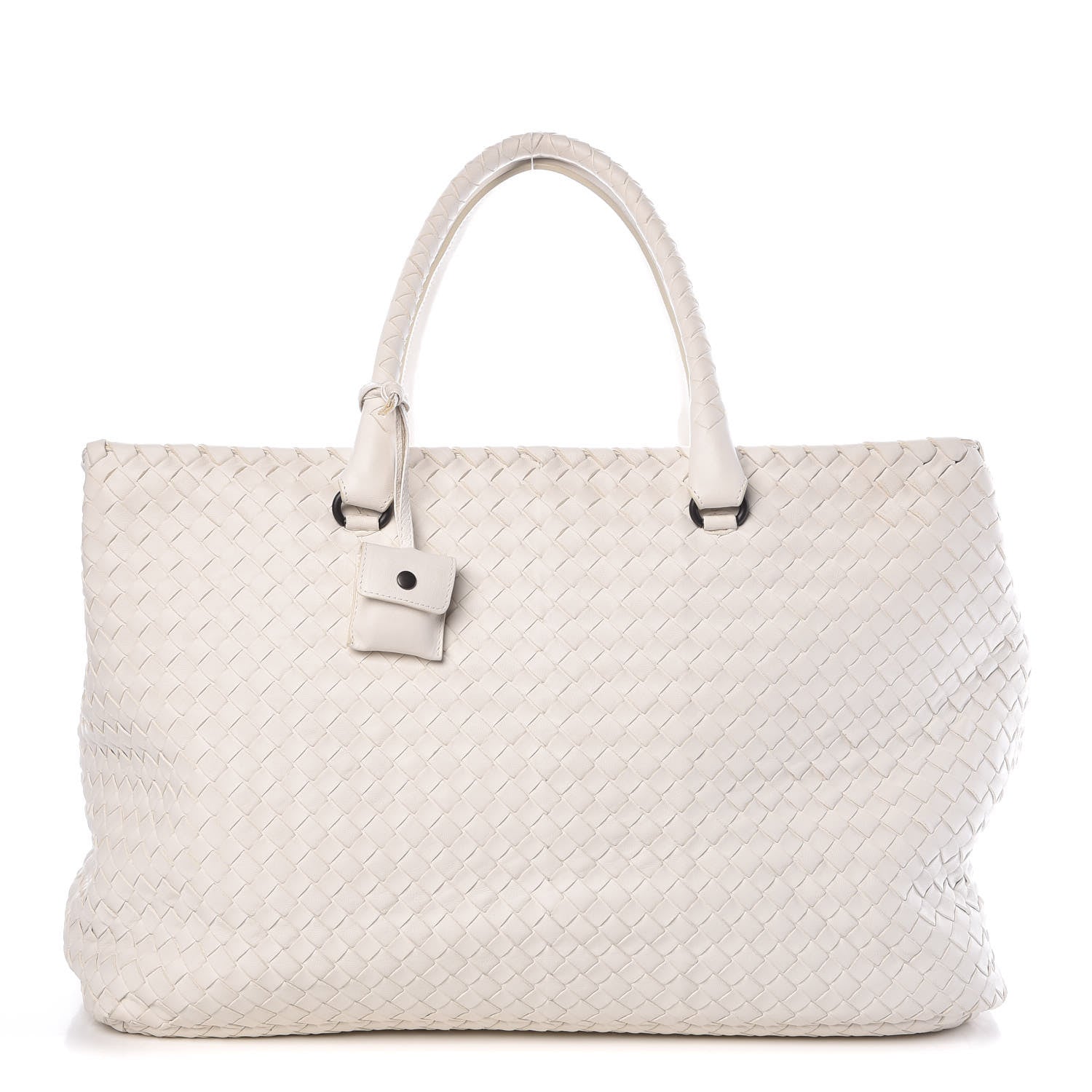 Bottega Veneta Nappa Intrecciato Brick Tote White 1 of 8