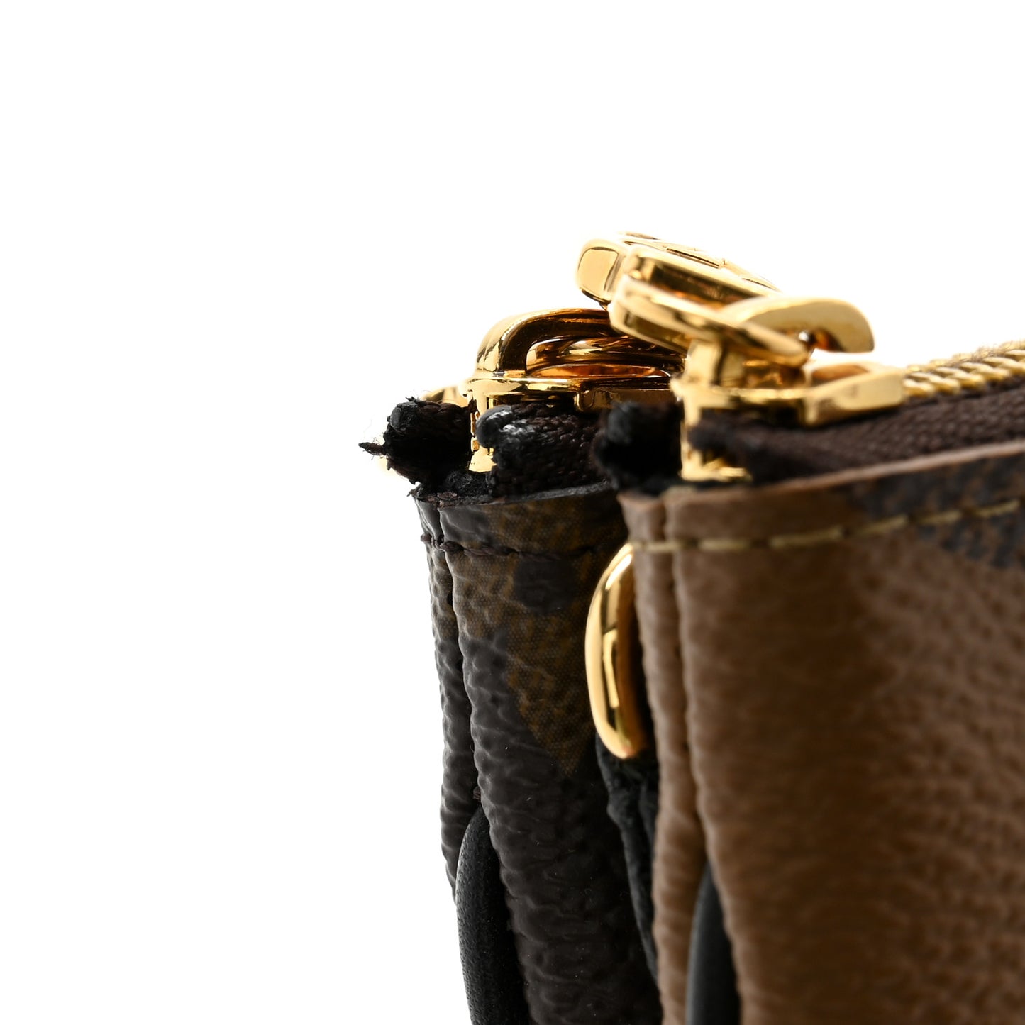 Reverse Monogram Giant Double Zip Pochette