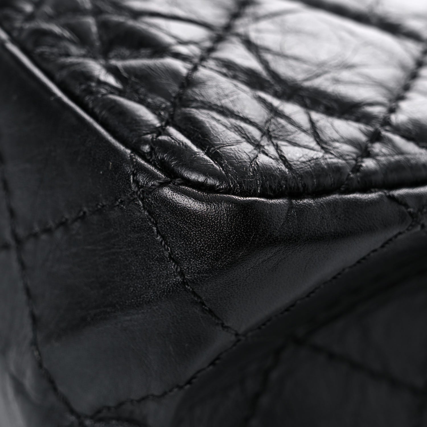 Chanel Aged Calfskin Quilted 2.55 Reissue 226 Flap Black 11 of 12