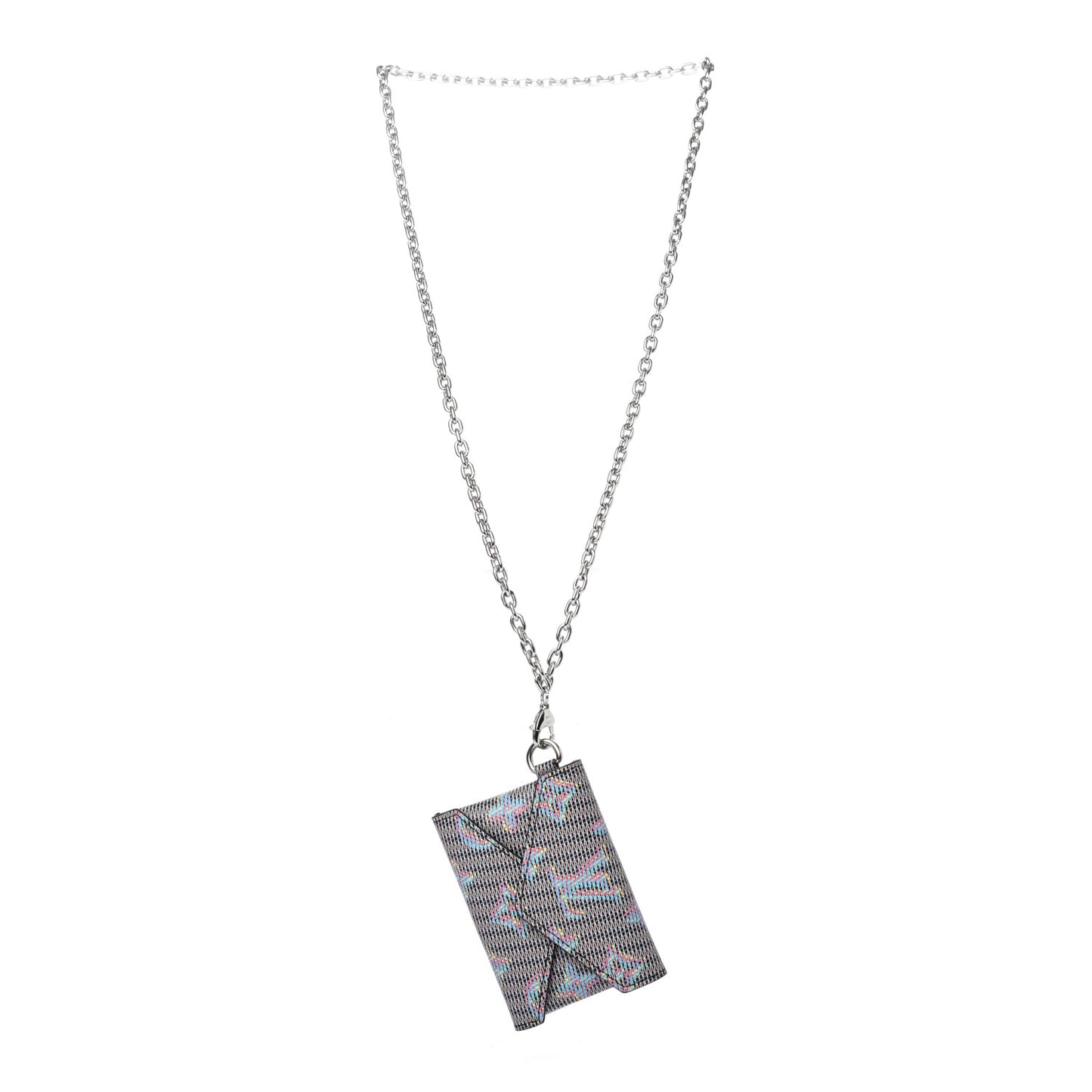 Monogram LV Pop Kirigami Necklace Blue