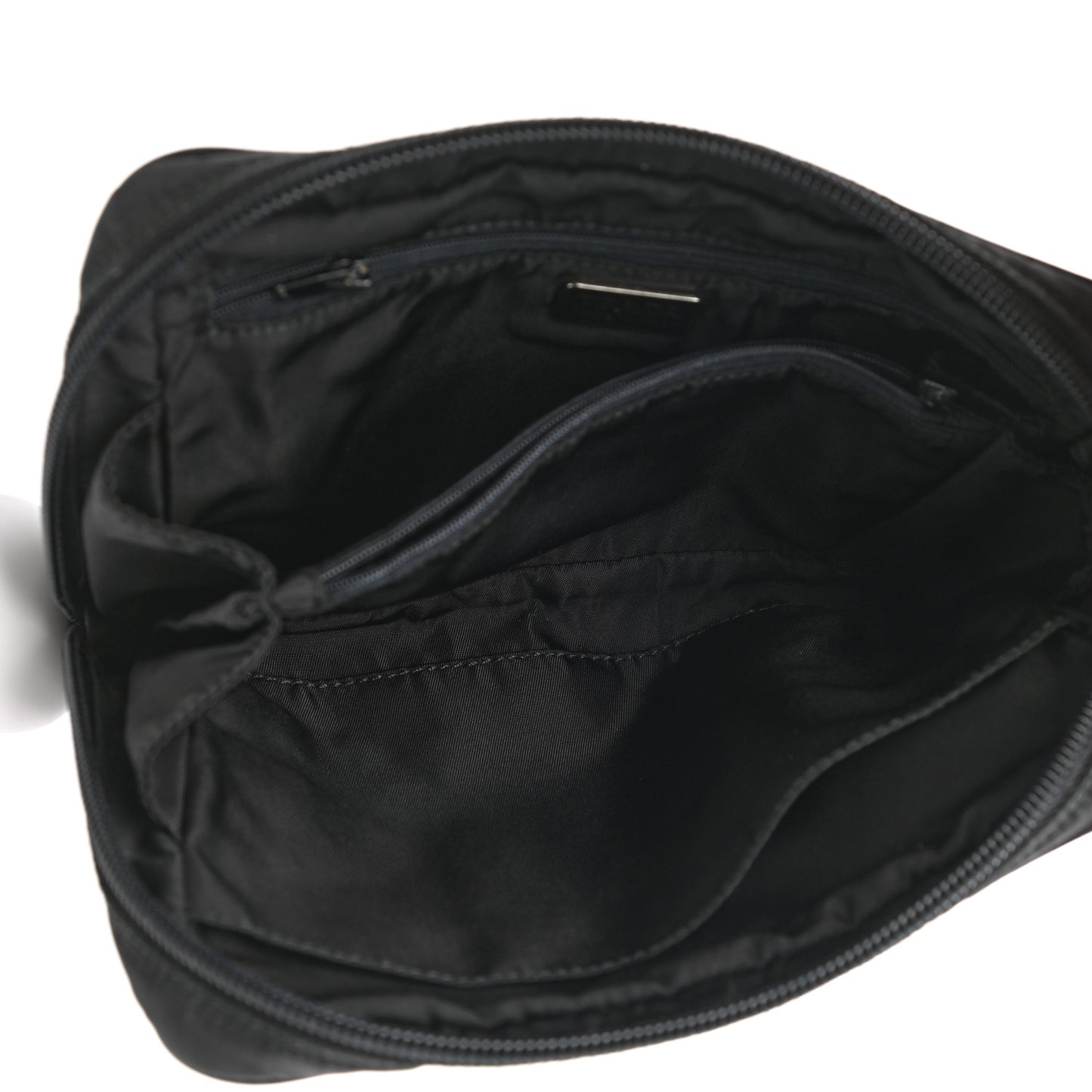 Nylon Vela Cosmetic Pouch Black