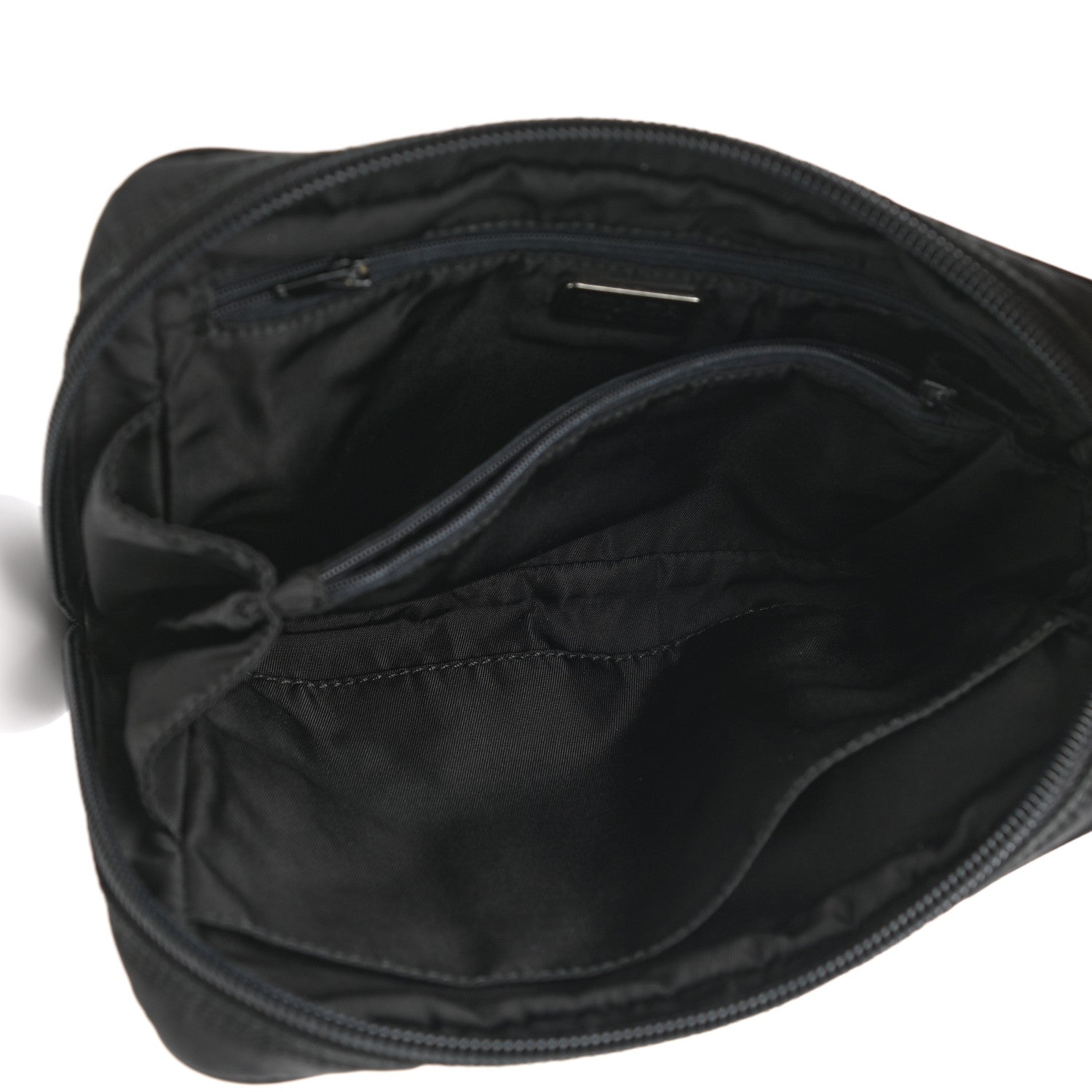Prada Nylon Vela Cosmetic Pouch Black 5 of 10