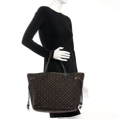 Louis Vuitton Monogram Idylle Neverfull MM Fusain 2 of 8
