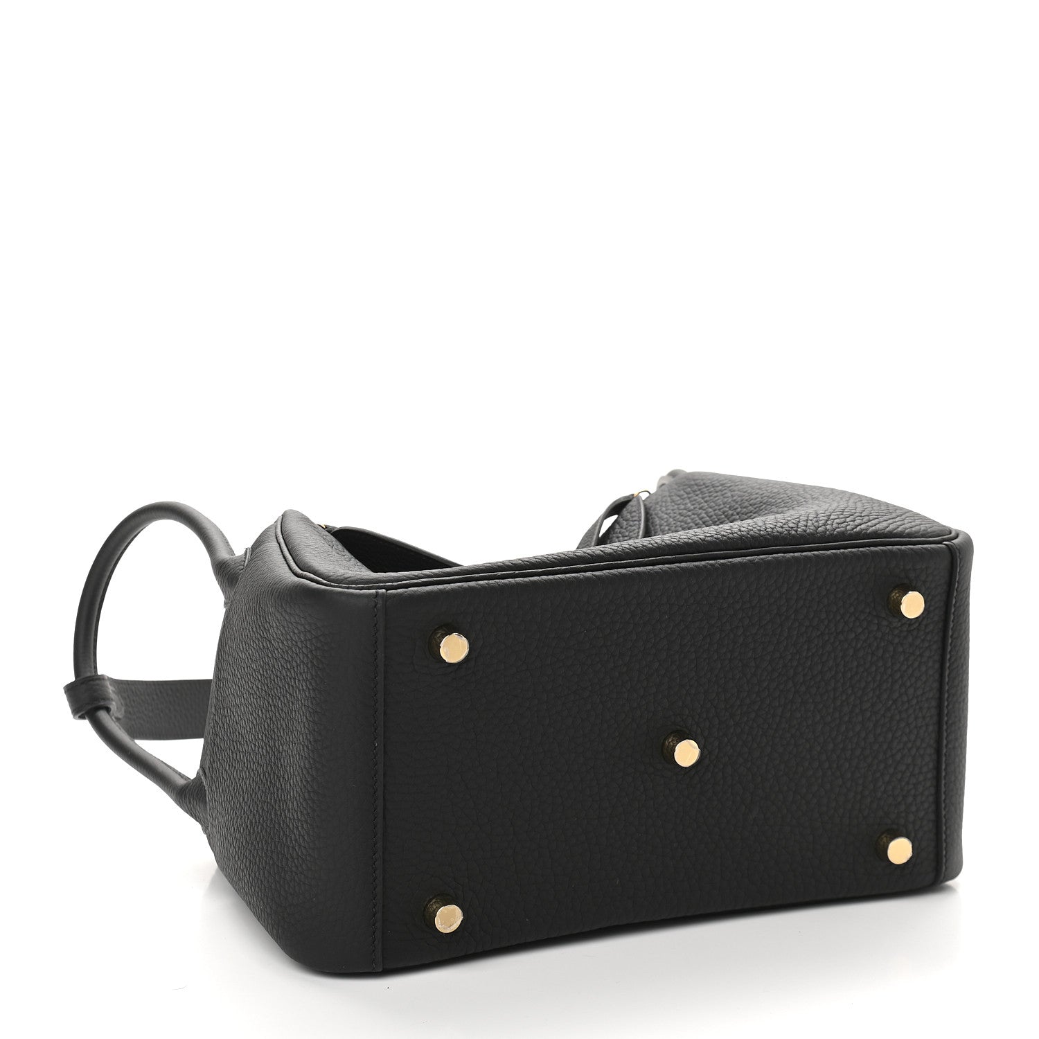 Hermes Taurillon Clemence Lindy 26 Black 4 of 9
