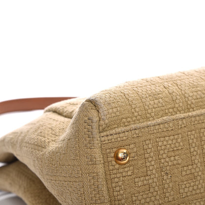 Fendi Corda Zucca Large Peekaboo Iconic Satchel Cognac 9 of 19