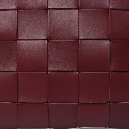 Bottega Veneta Nappa Maxi Intrecciato Cassette Flat Zip Medium Pouch Bordeaux 7 of 7