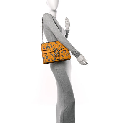 Gucci GG Supreme Monogram Arabesque Medium Dionysus Shoulder Bag Beige Yellow 2 of 10