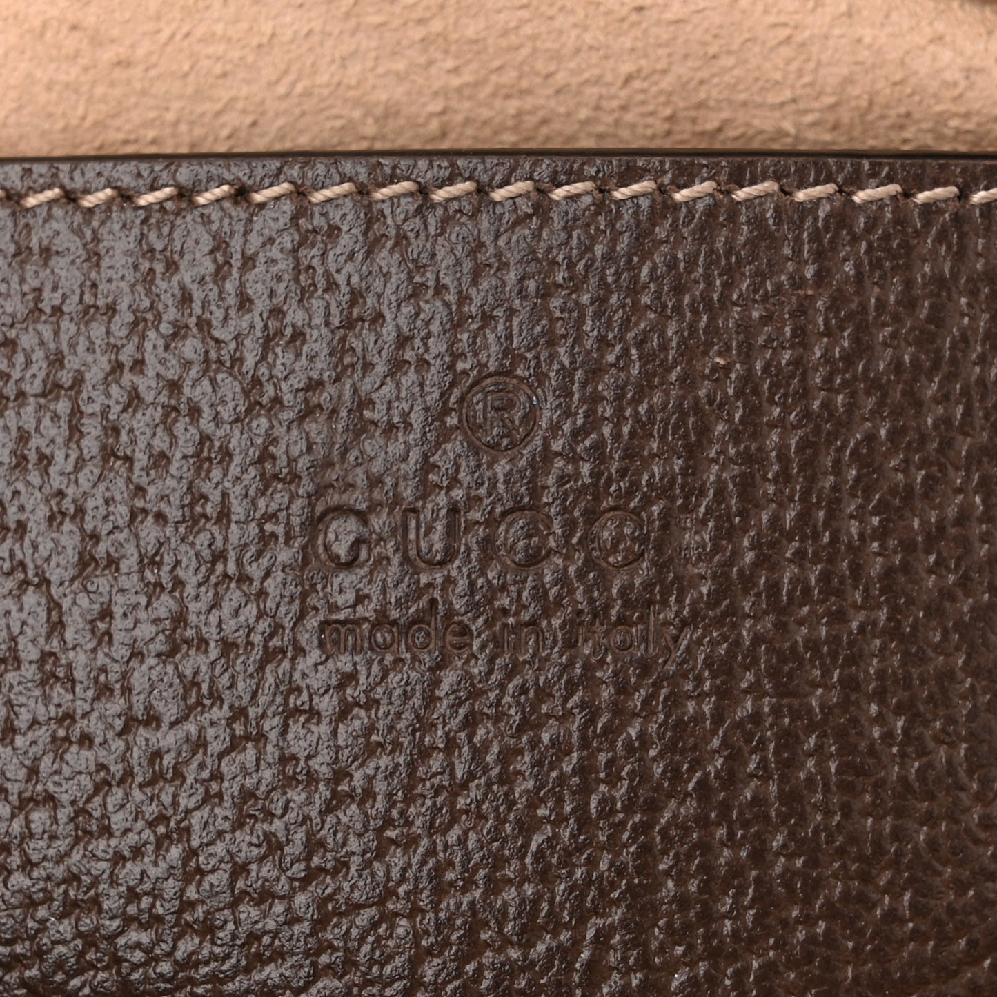 GG Supreme Monogram Web Mini Ophidia Shoulder Bag Brown