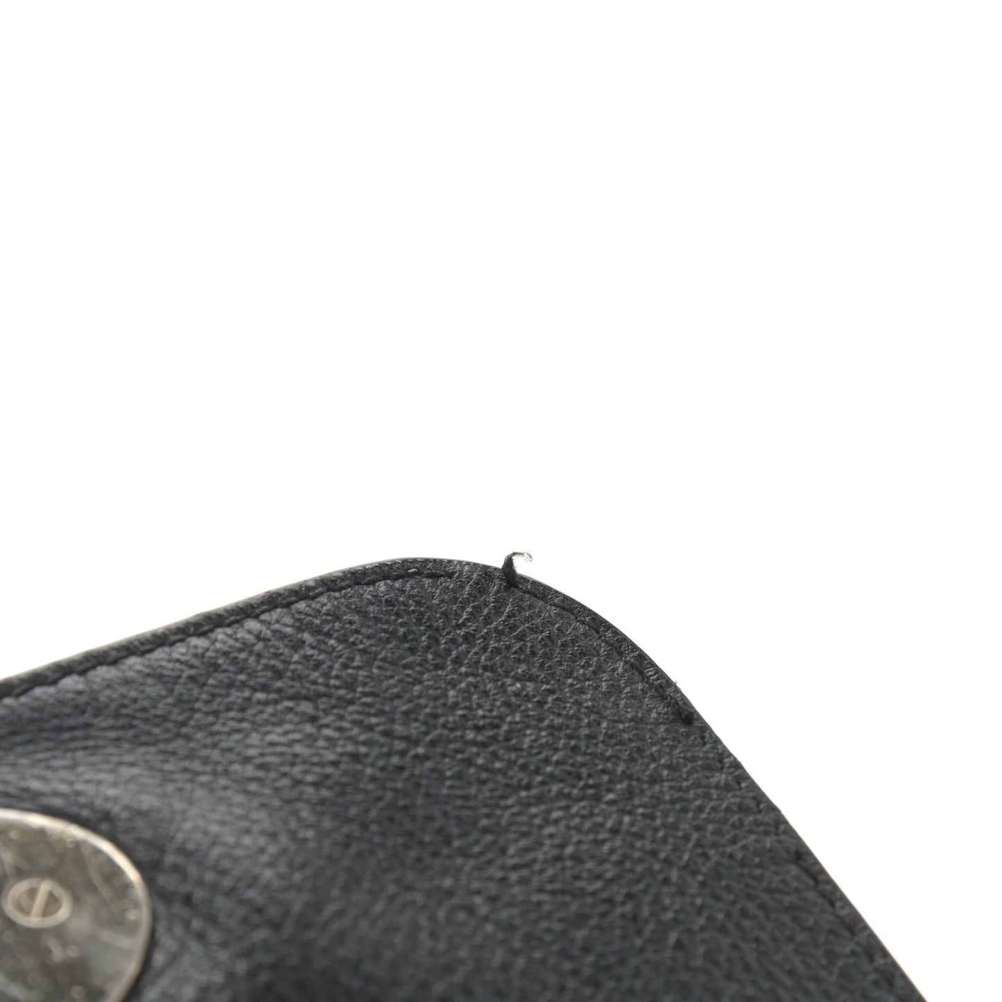 Glossy Goatskin Small Lily Flap Black