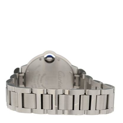 Cartier Stainless Steel Diamond 33mm Ballon Bleu De Cartier Automatic Watch 3 of 5