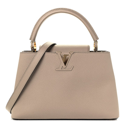 Louis Vuitton Taurillon Capucines MM Galet 2 of 17