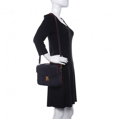 Louis Vuitton Empreinte Pochette Metis Marine Rouge 2 of 9
