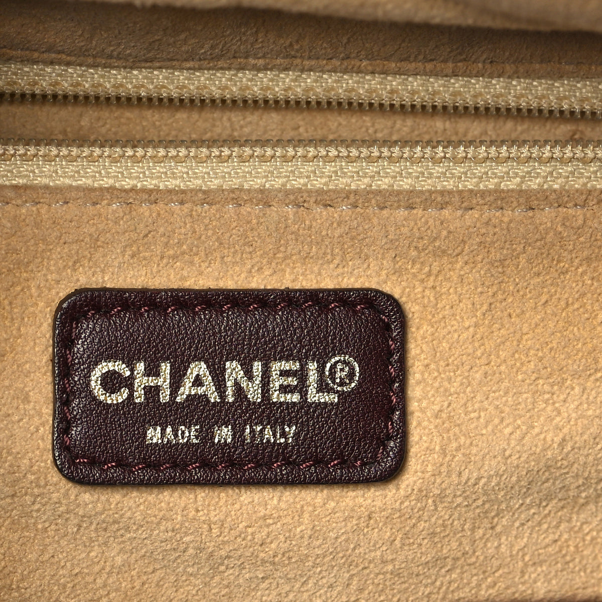 Patent Quilted Chocolate Bar Bowler Burgundy
