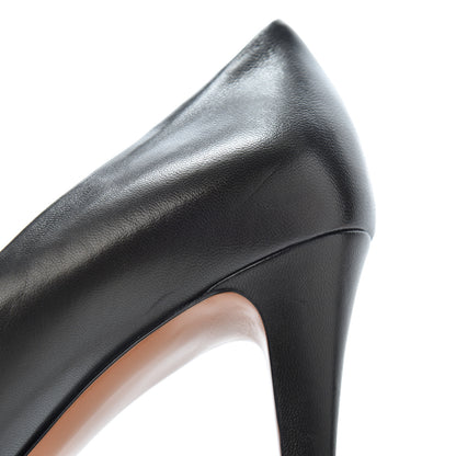 Gucci Nappa Betty Platform High Heel Pumps 37.5 Black 10 of 12