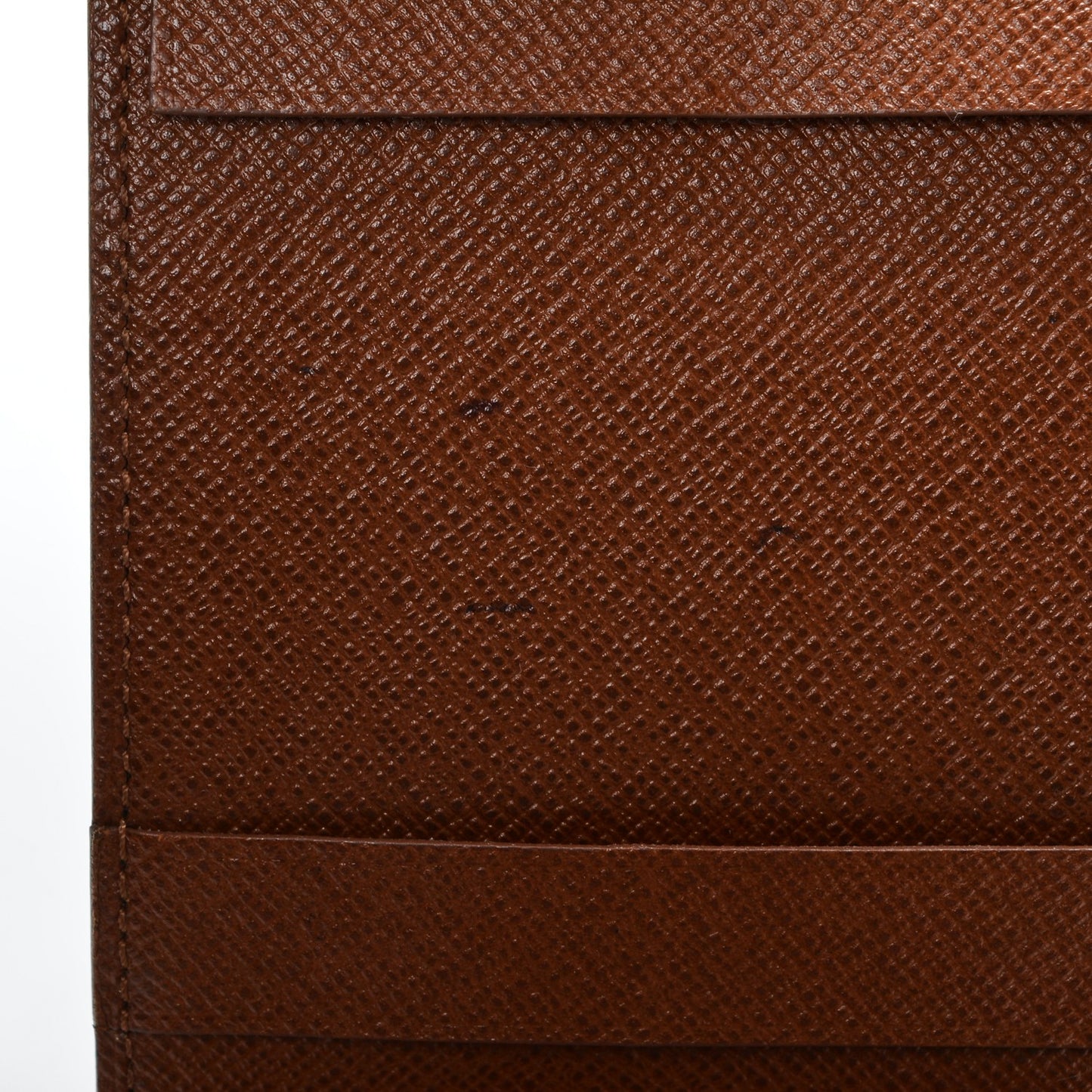 Monogram Folding Business Check Book Cover