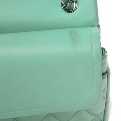 Chanel Patent Quilted Jumbo Double Flap Green 11 of 23