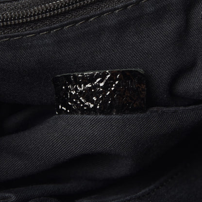 Givenchy Crinkled Patent Calfskin Small Nightingale Black 8 of 13