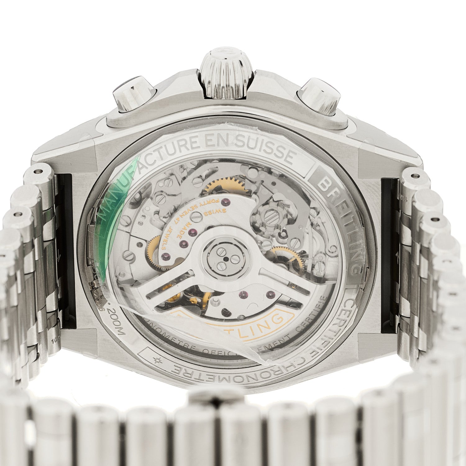 Breitling Stainless Steel 42mm Bentley Edition Chronomat Automatic Watch Green AB0134 4 of 5