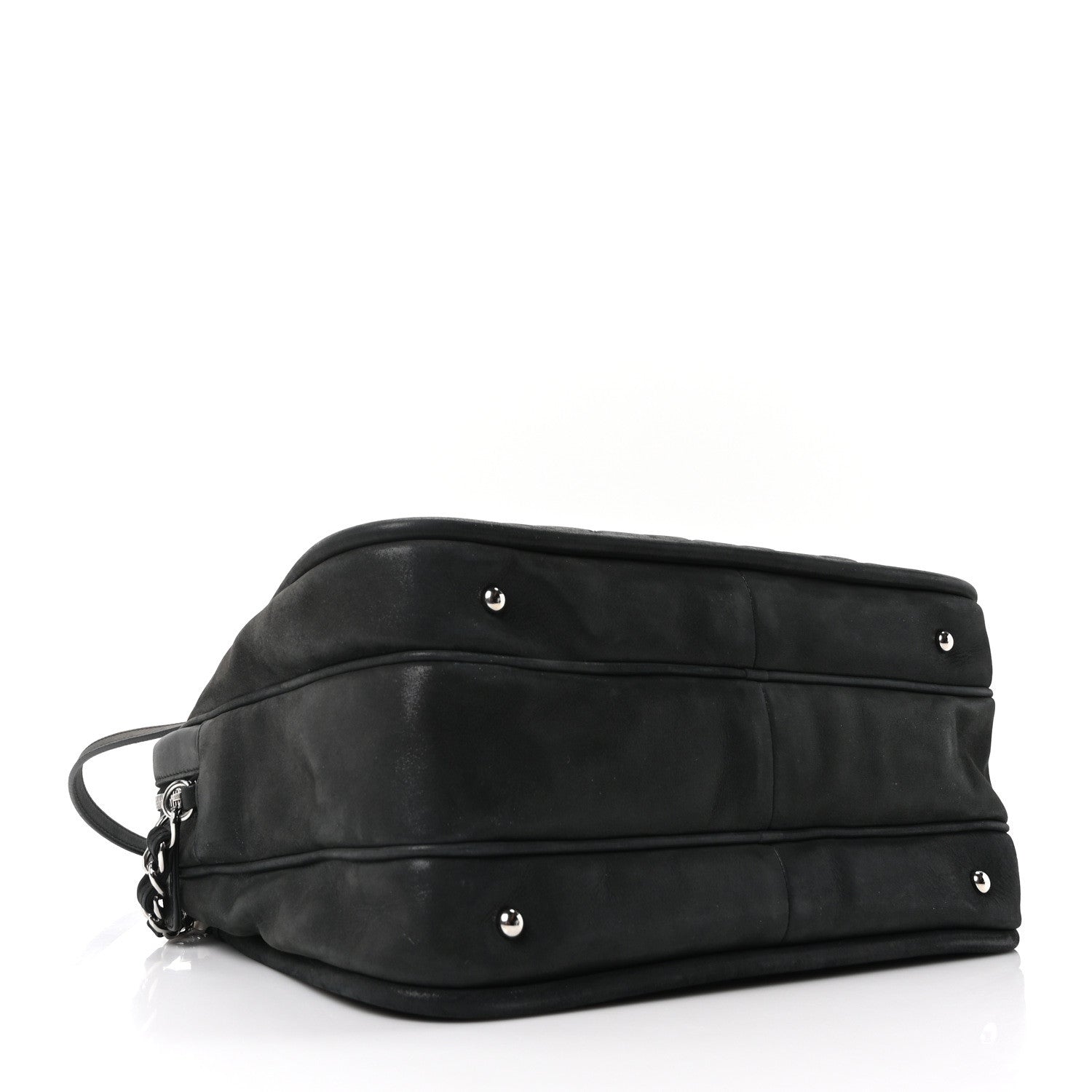 Chanel Iridescent Calfskin Quilted Relax CC Camera Case Black 7 of 19