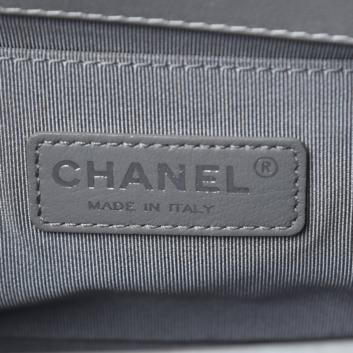 Chanel Metallic Calfskin Quilted Medium Boy Flap Silver 6 of 14