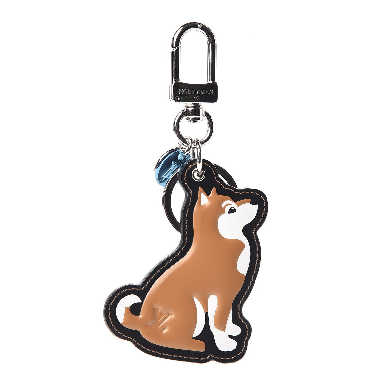 Louis Vuitton Calfskin Dog Bag Charm Key Holder 1 of 6