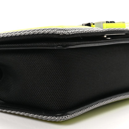 Chanel Canvas Quilted Small Fluo Boy Flap Black Grey Yellow 9 of 12