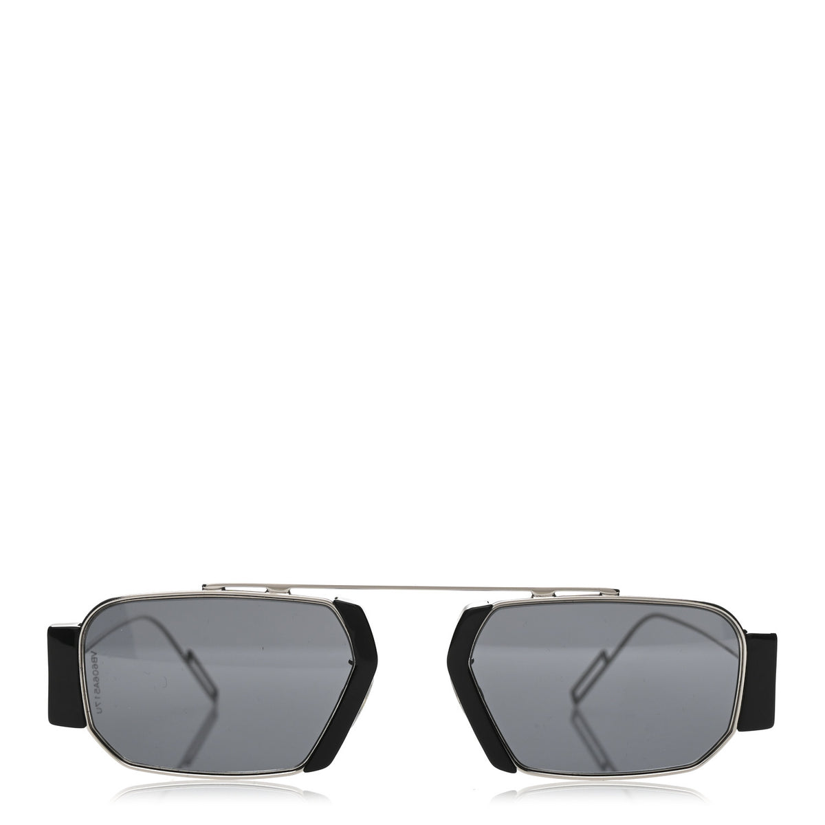 Dior Metallic Silver Sunglasses CD Icon S4I Transparent Gray Square Sunglasses | DIOR main image 4