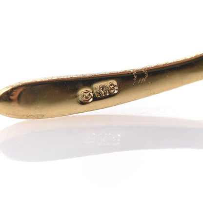 Mikimoto 18K Yellow Gold Akoya Pearl 7mm Leaf Brooch 3 of 3