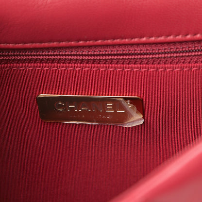 Chanel Goatskin Quilted Medium Chanel 19 Flap Red 6 of 11