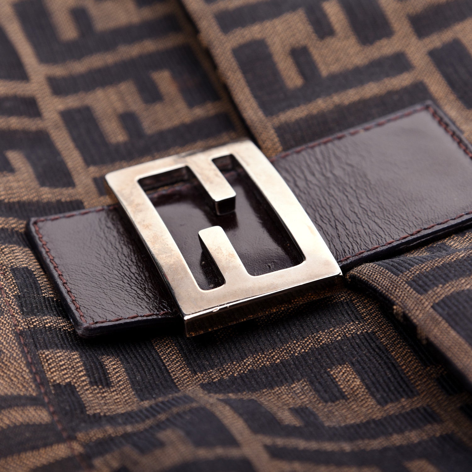 Fendi Zucca Baguette Tobacco 12 of 13