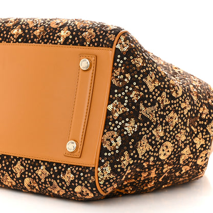Louis Vuitton Sequin Monogram Sunshine Express North South Gold 10 of 10