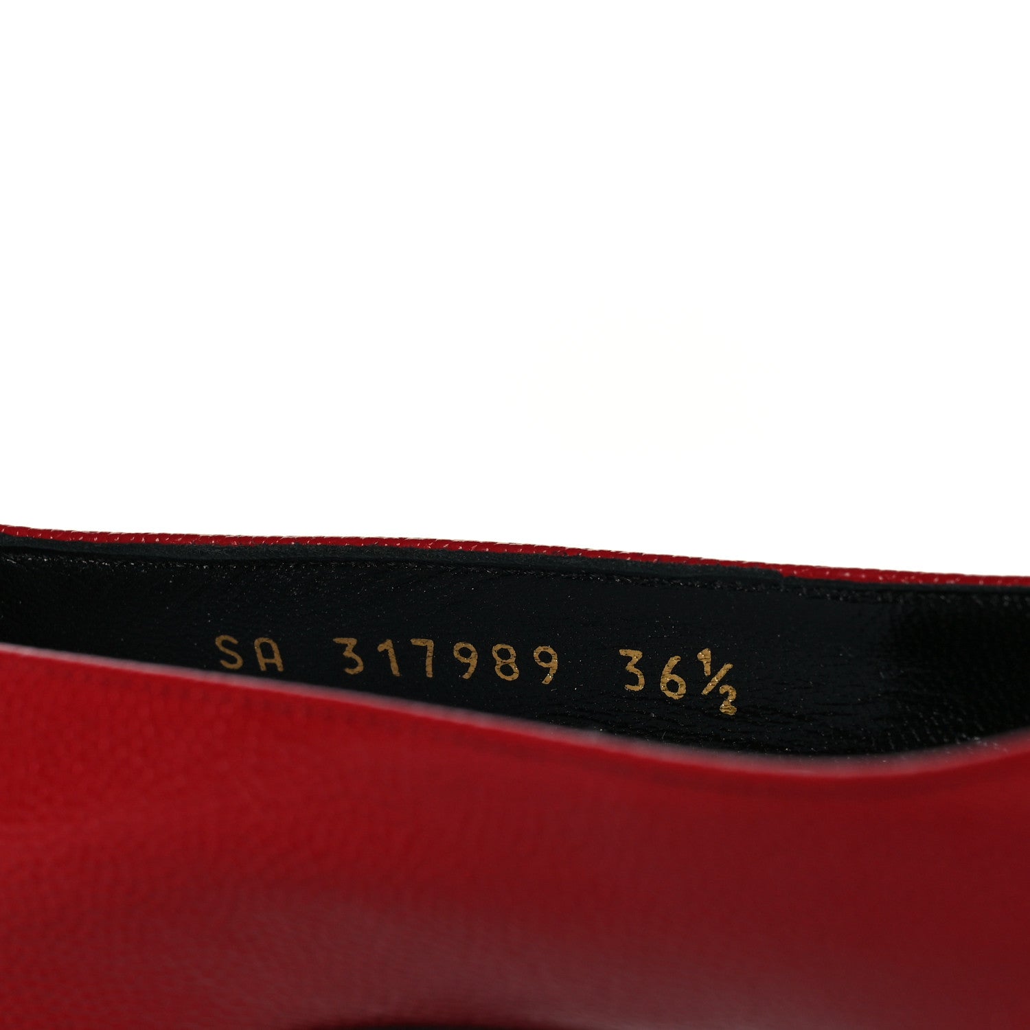 Saint Laurent Vernigolf Tribtoo Platform 80 Pumps 36.5 Red 8 of 10