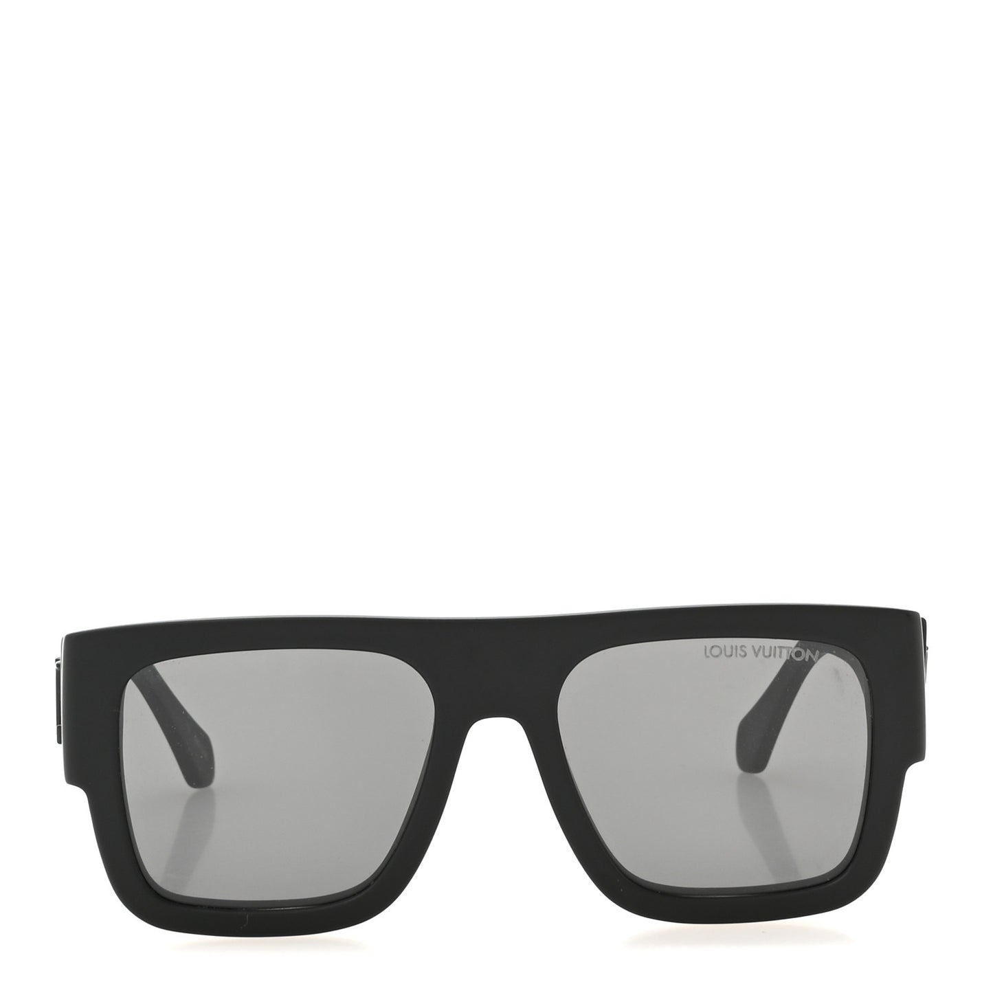 Acetate LV Clash Large Square Sunglasses Z2707W Deep Black