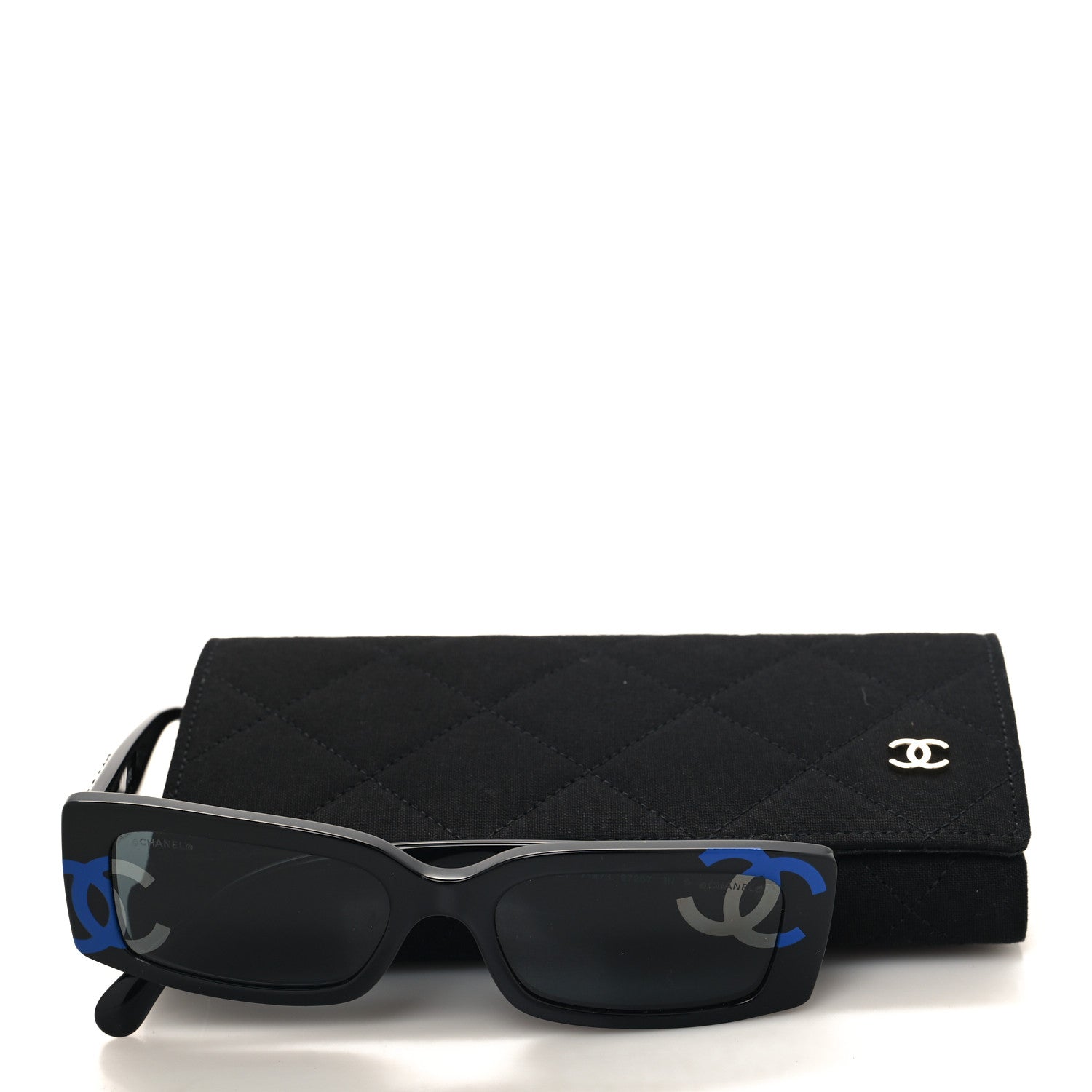 Chanel Acetate CC Sunglasses 71473A Black 8 of 8