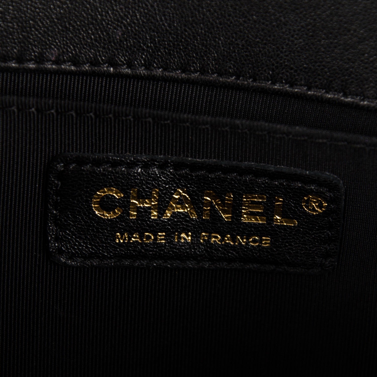 Chanel Lambskin Quilted Medium Boy Flap Black 7 of 8