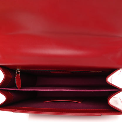 Bulgari Calfskin Serpenti Forever Top Handle Red 7 of 11