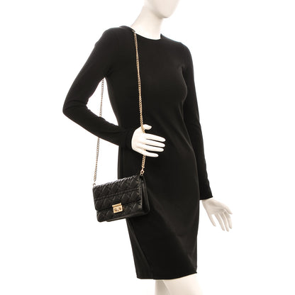 Christian Dior Lambskin Cannage Miss Dior Promenade Pouch Black 2 of 8